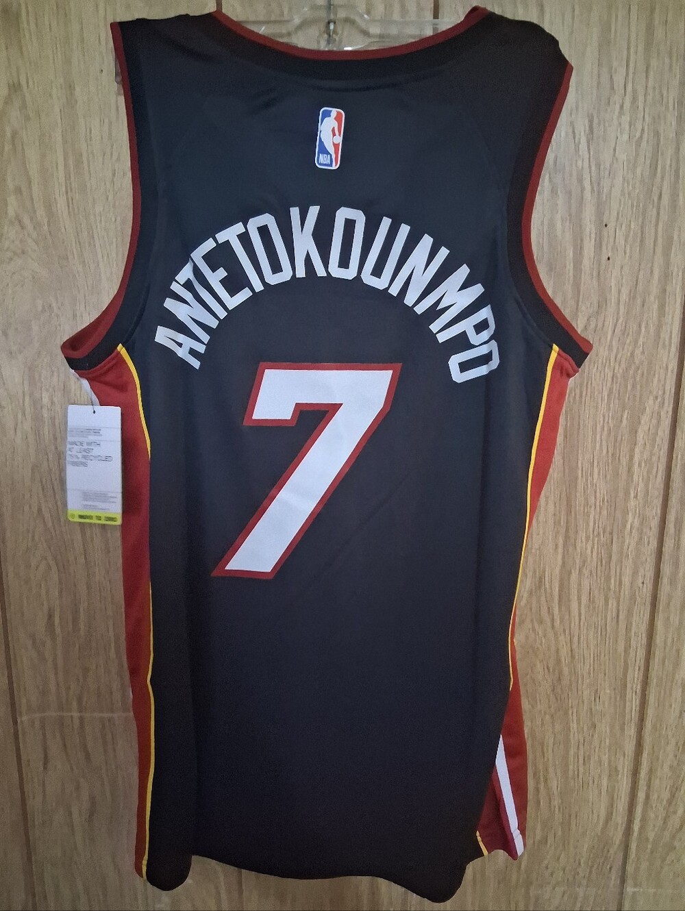 Mystery Sports Card With Giannis Antetokounmpo Miami Heat Icon Large Jersey